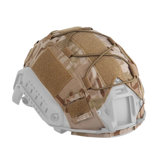 FAST Tactical Helmet Cover – Tan Camouflage