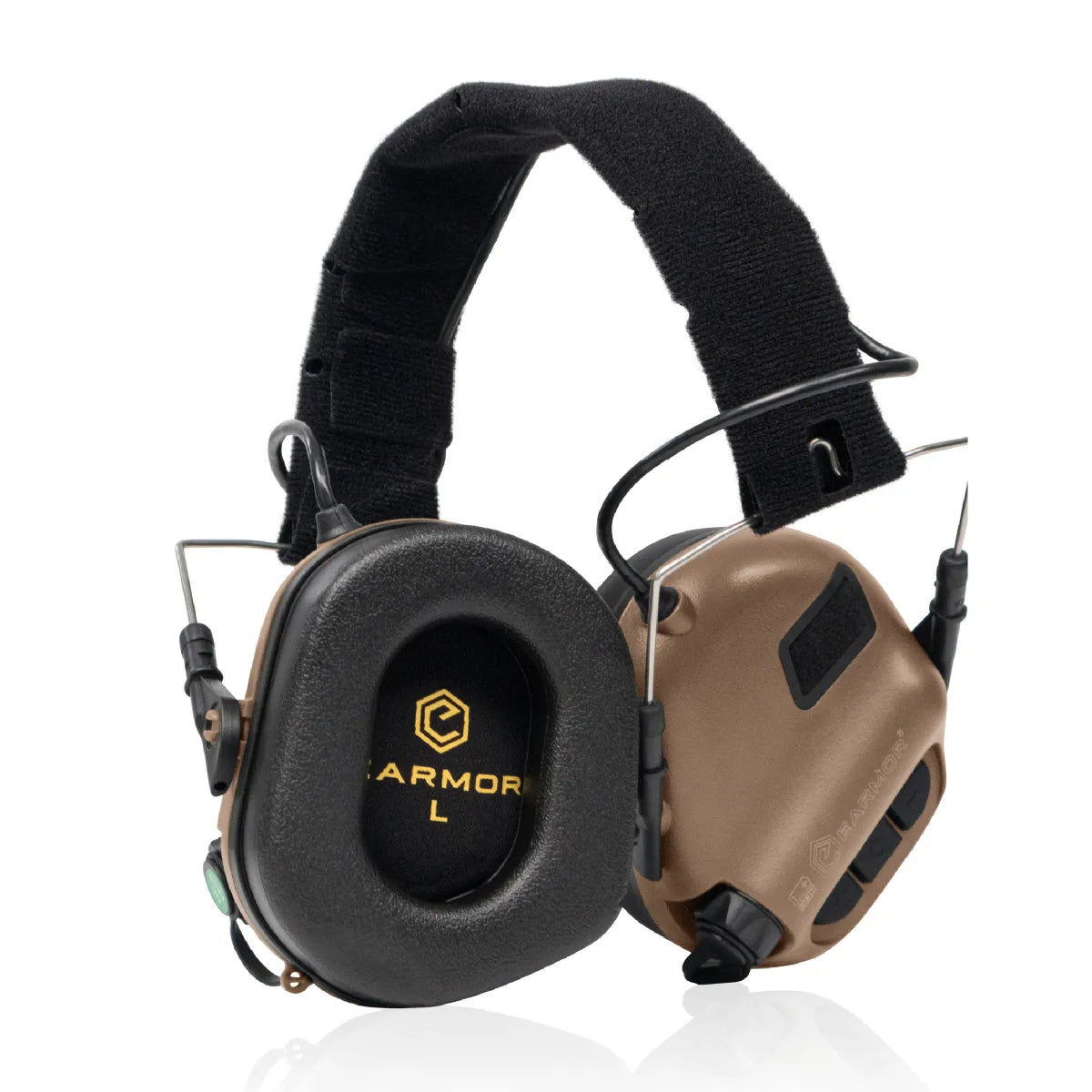 Earmor M31 Tactical Hearing Protector – Coyote Tan - Blender Tactical