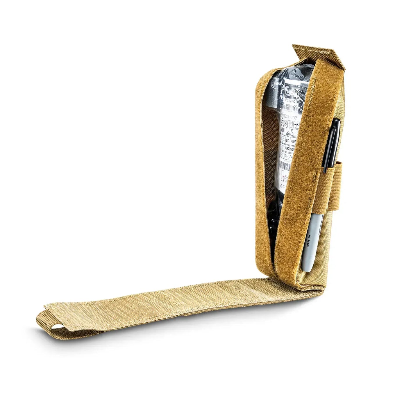 Famtac Tourniquet Pouch Gen-2 – Coyote (Closed) - Blender Tactical
