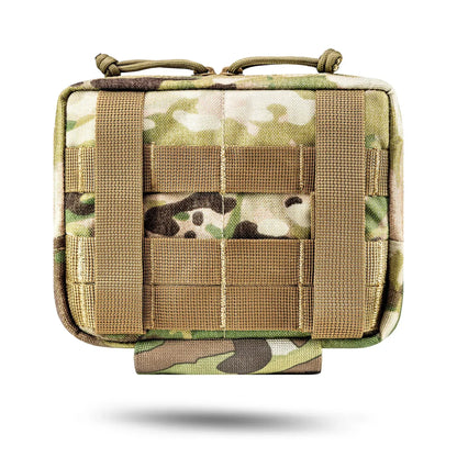FamTac Utility Admin Pouch – Multicam USA | MOLLE Compatible - Blender Tactical