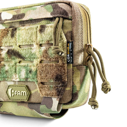 FamTac Utility Admin Pouch – Multicam USA | MOLLE Compatible - Blender Tactical