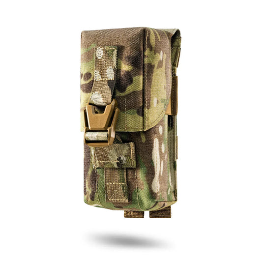FamTac Double Mag Pouch – Multicam USA | Covered MOLLE AK/AR Pouch - Blender Tactical